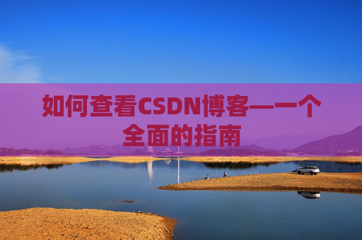 如何查看CSDN博客—一个全面的指南